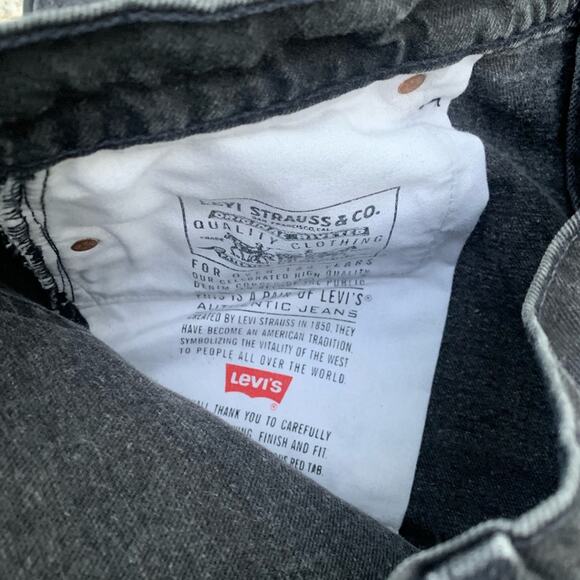 VTG 90s Levi’s 551 LADIES high waist relaxed fit jeans black 16 LONG - Picture 6 of 7